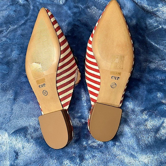 Exe Shoes Slides For Your Feet Yas These Are Red And White Candy